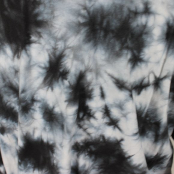 POLAROID T-Shirt Woman Size XXL Black Tie Dye Cropped Long Sleeve Rainbow Logo - Picture 7 of 11